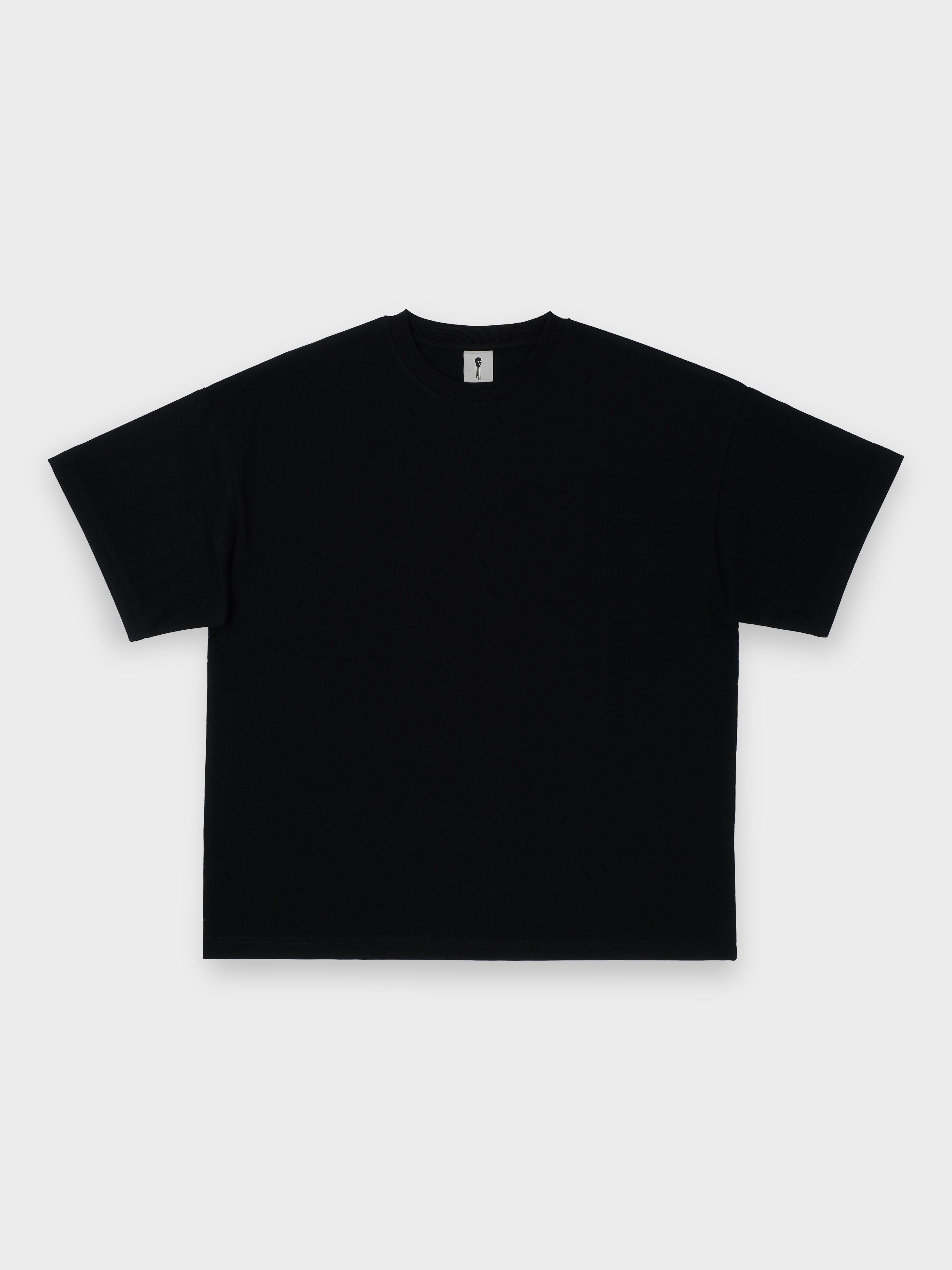 OVERSIZE FIT PAPER TAPE TEE - BLACK / S24STS09-BLACK