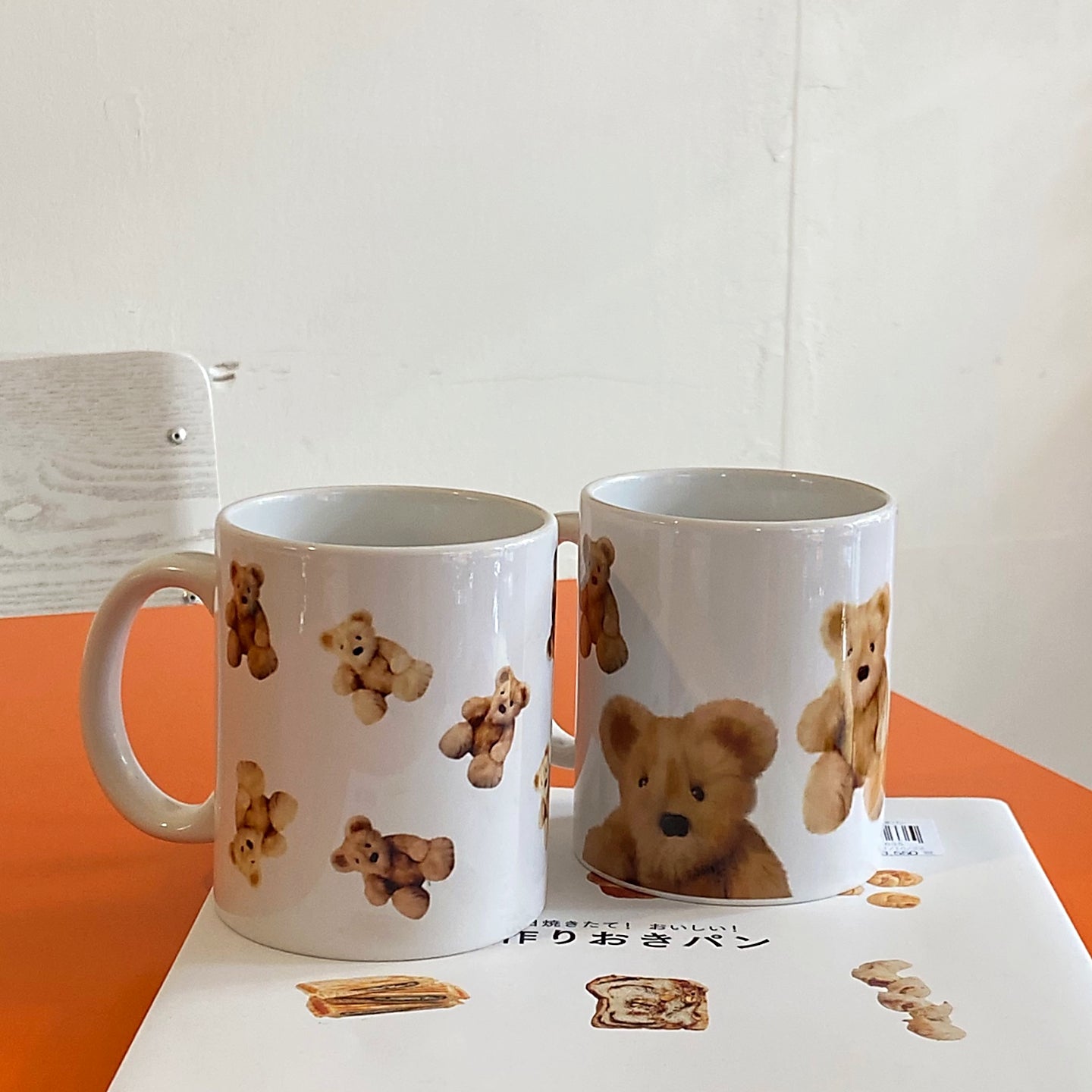 Cotton bear mug cup