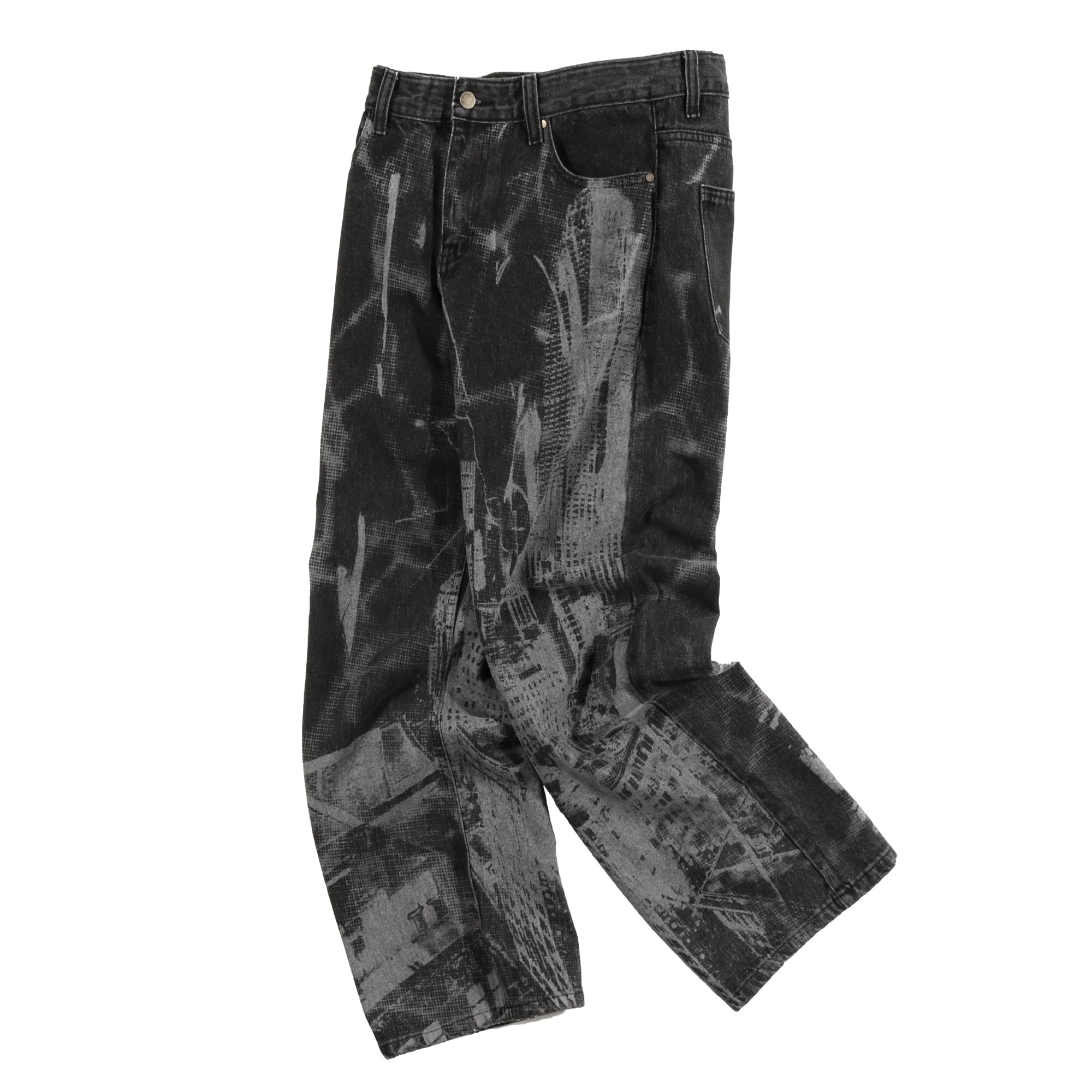 [NSTK] Cityscape Denim Pants (Black)_K21ZC550