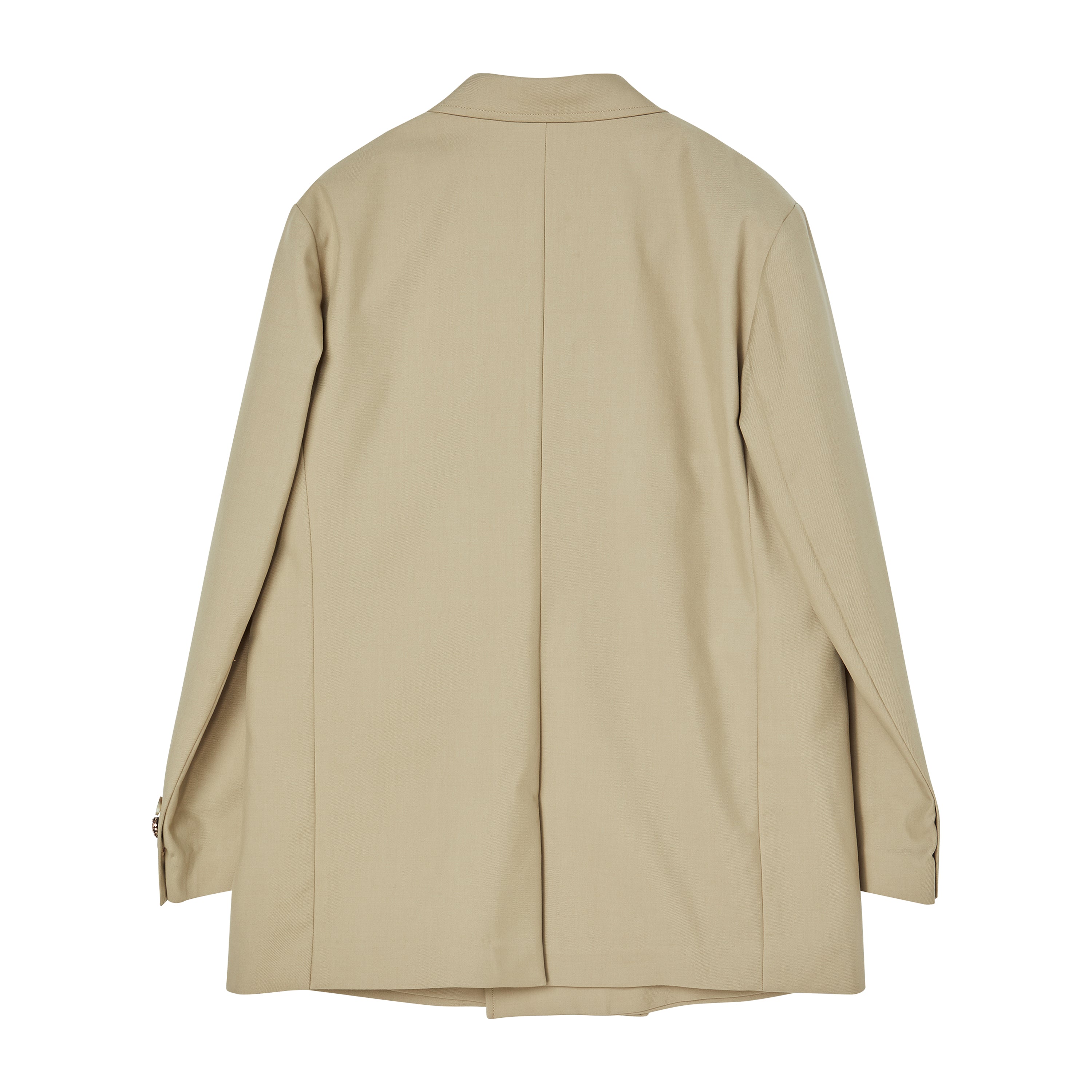 [COLLECTION LINE] ARCHIVE DOUBLE-FACE FABRIC CLASSIC LONG JACKET BEIGE