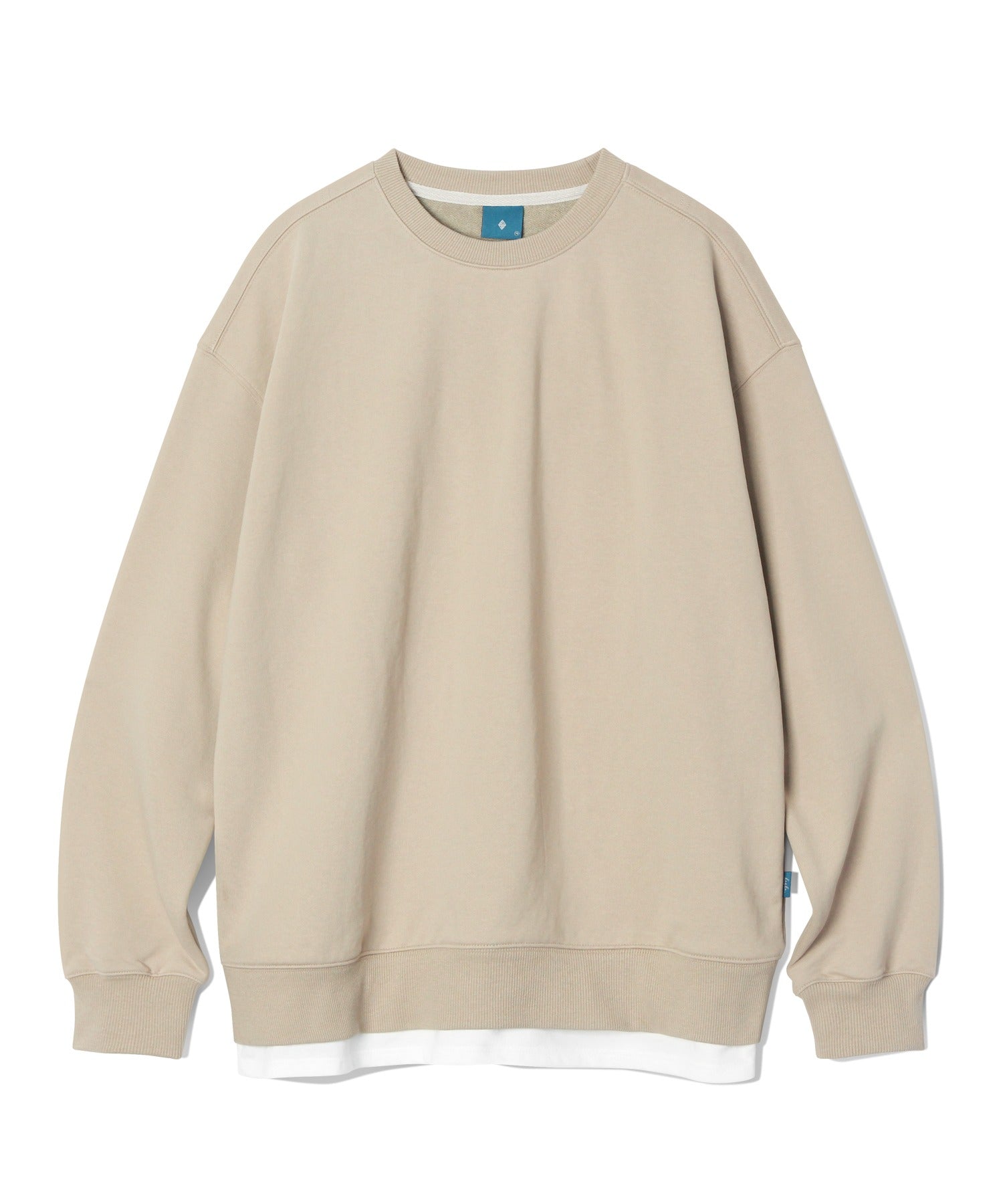 Layered Sweatshirt T62 Beige