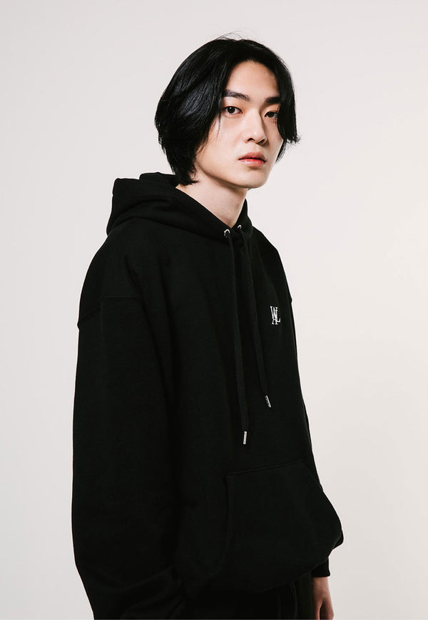 Signature standard hoodie - BLACK