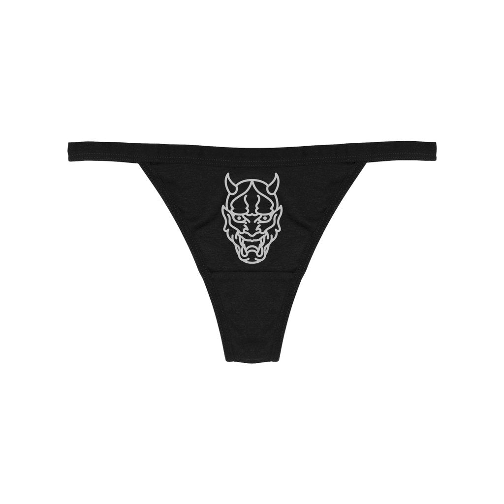 HANNYA REFLECTIVE THONG BLACK - MJN