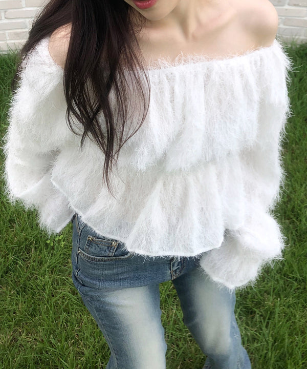 Feather blouse