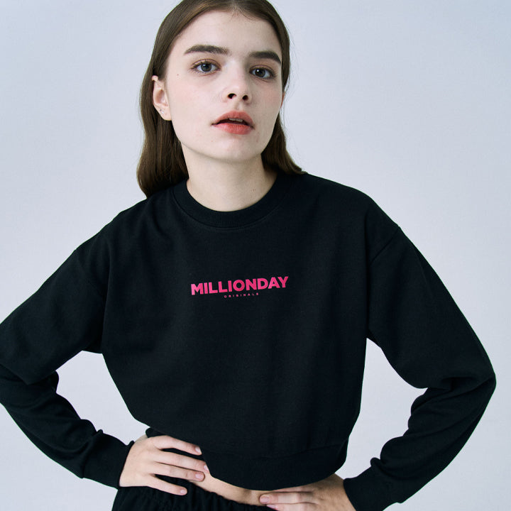 MILLION SMALL CROP SWEATSHIRT