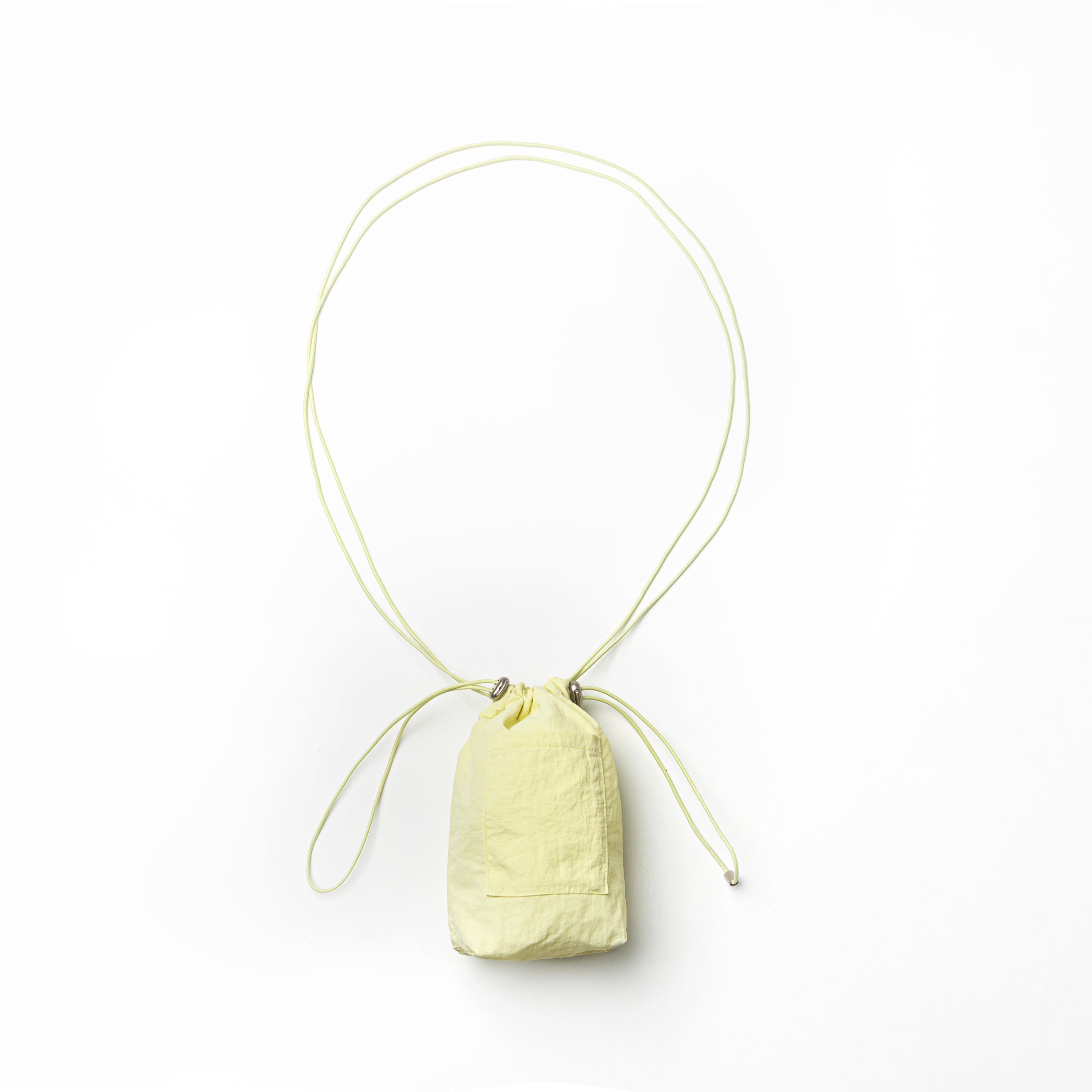 NYLON MINI CROSS BAG(YELLOW)