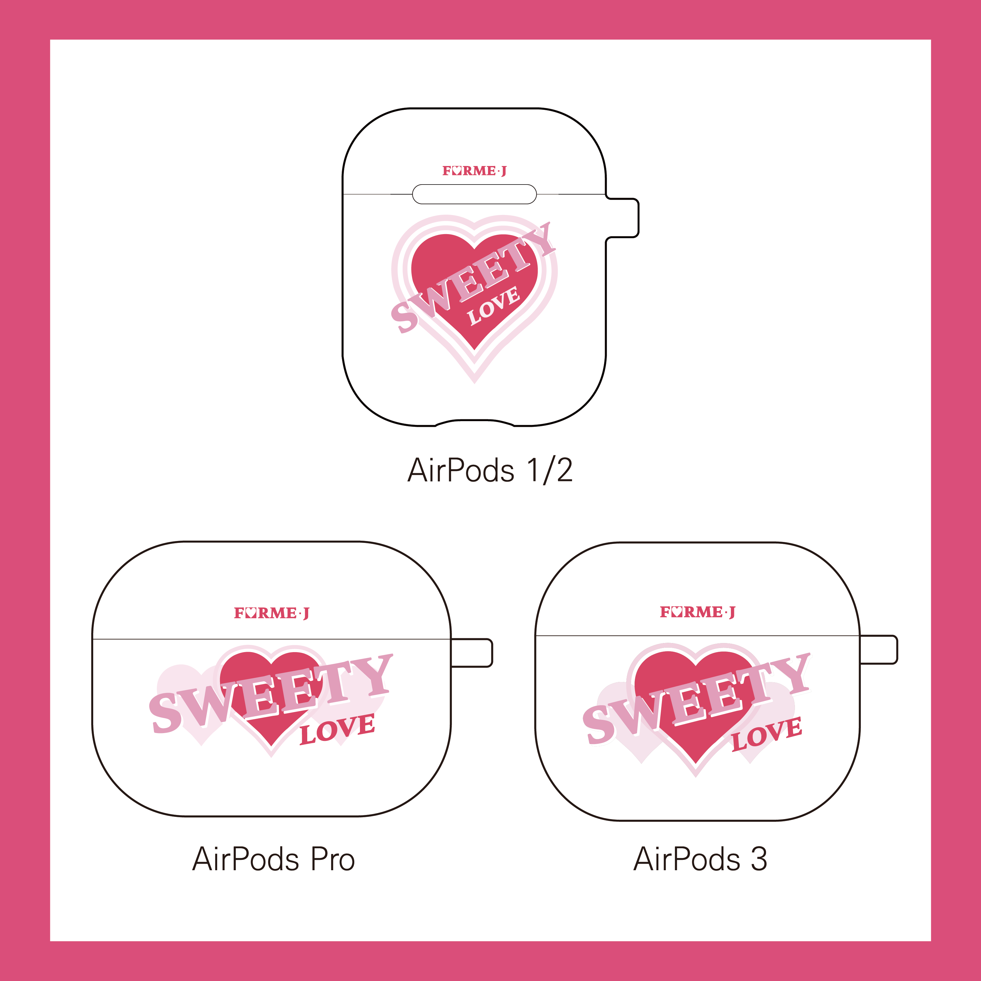 Sweety Love AirPods case