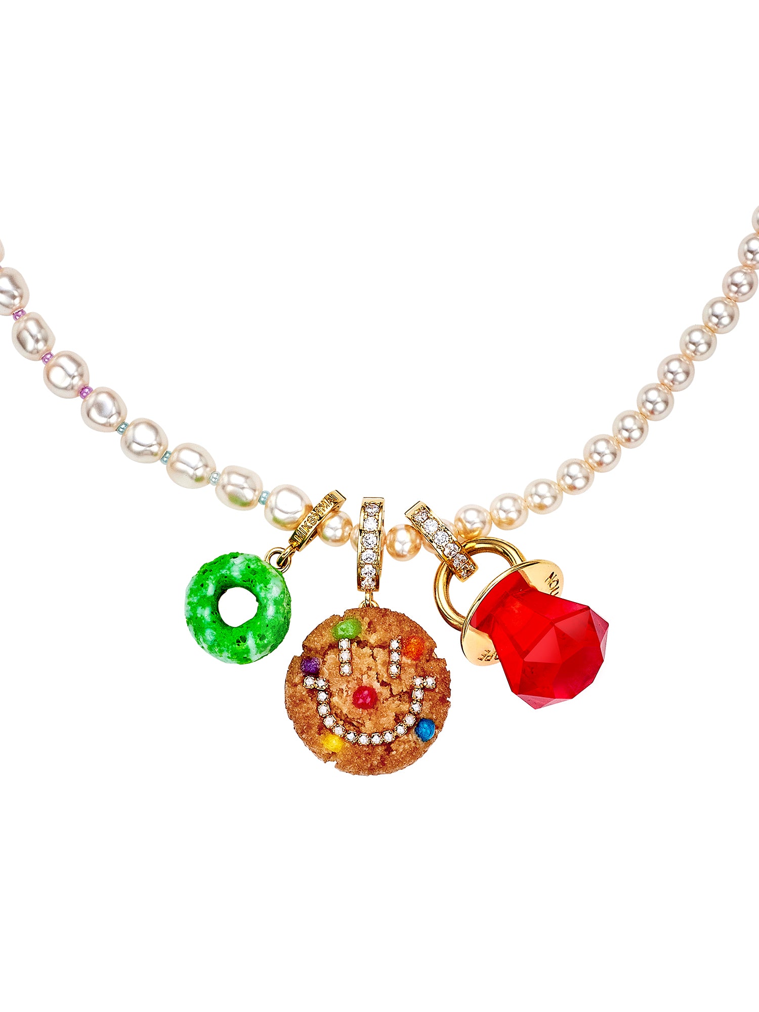 PIERROT COOKIE MULTI CHARM NECKLACE