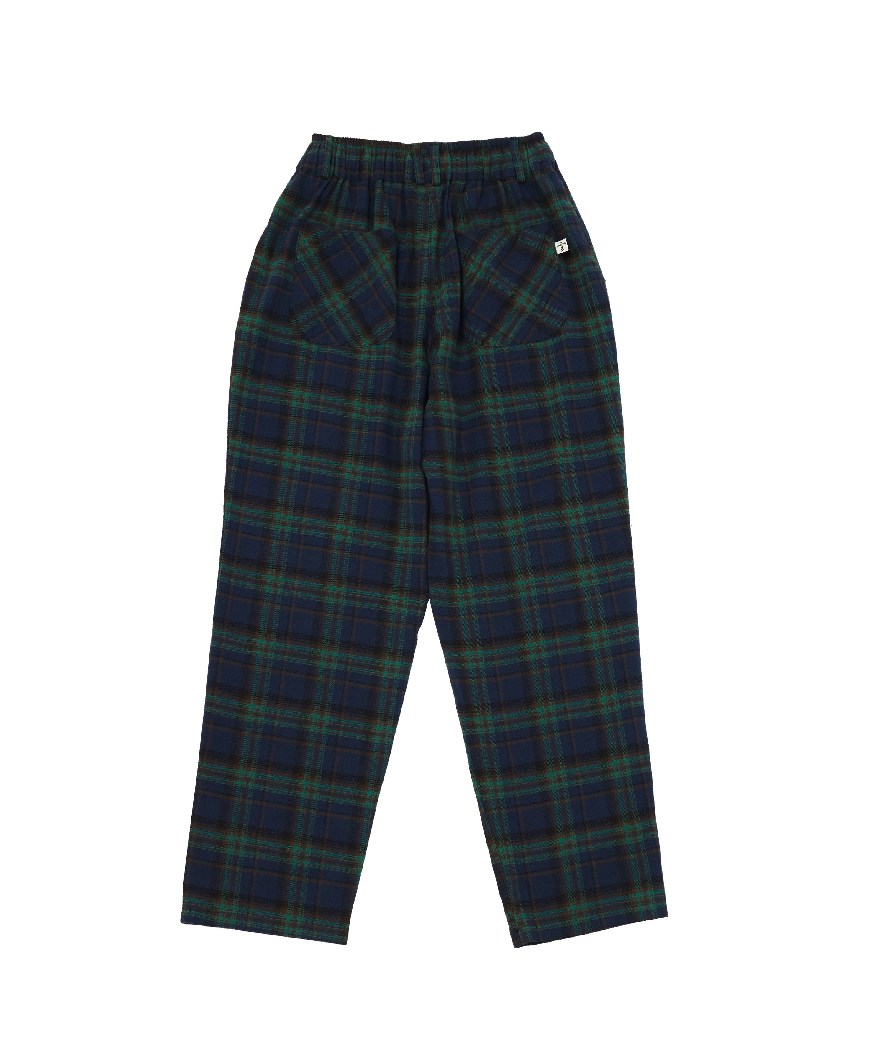 DREAMCATCHER CHECK LOOSE-FIT PANTS (Blue)