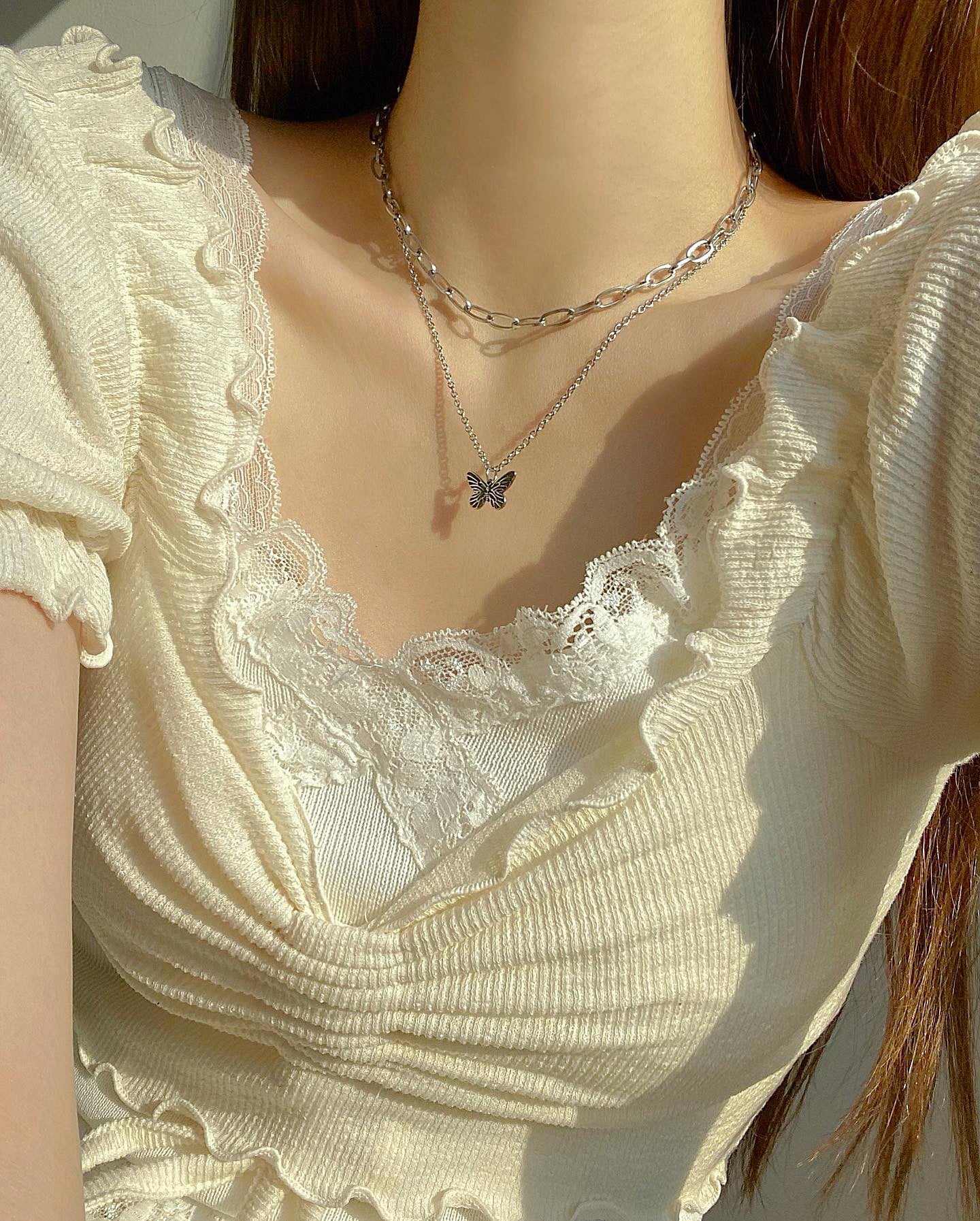 Kitch butterfly necklace