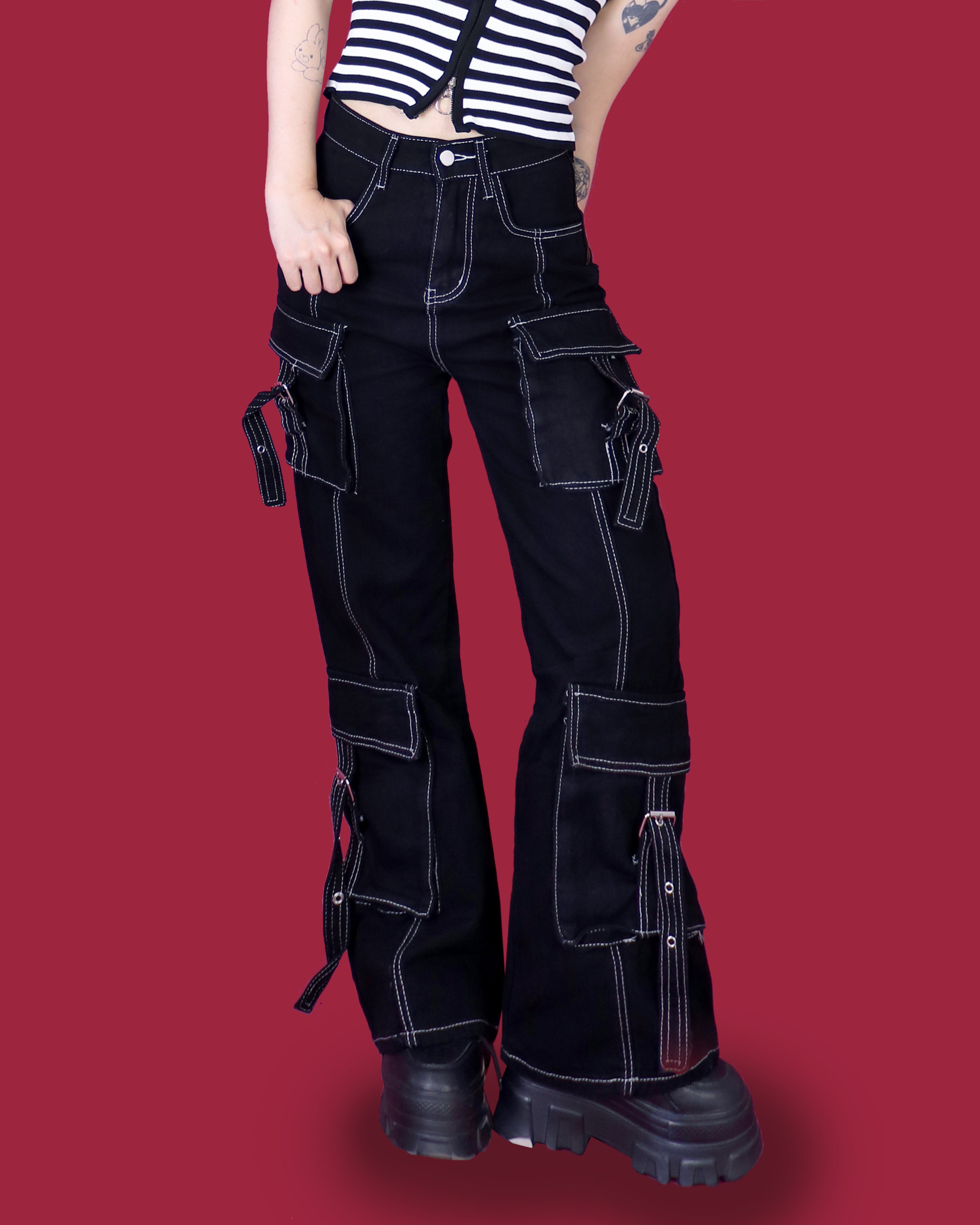 punk stitch pants