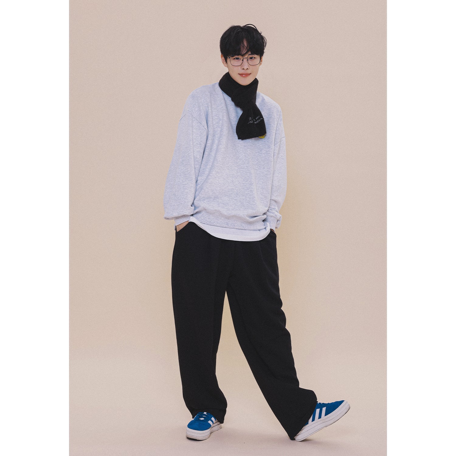 HOLYNUMBER7 X CHOI BYUNGCHAN CHICK GRAPHICS TRAINING PANTS_BLACK