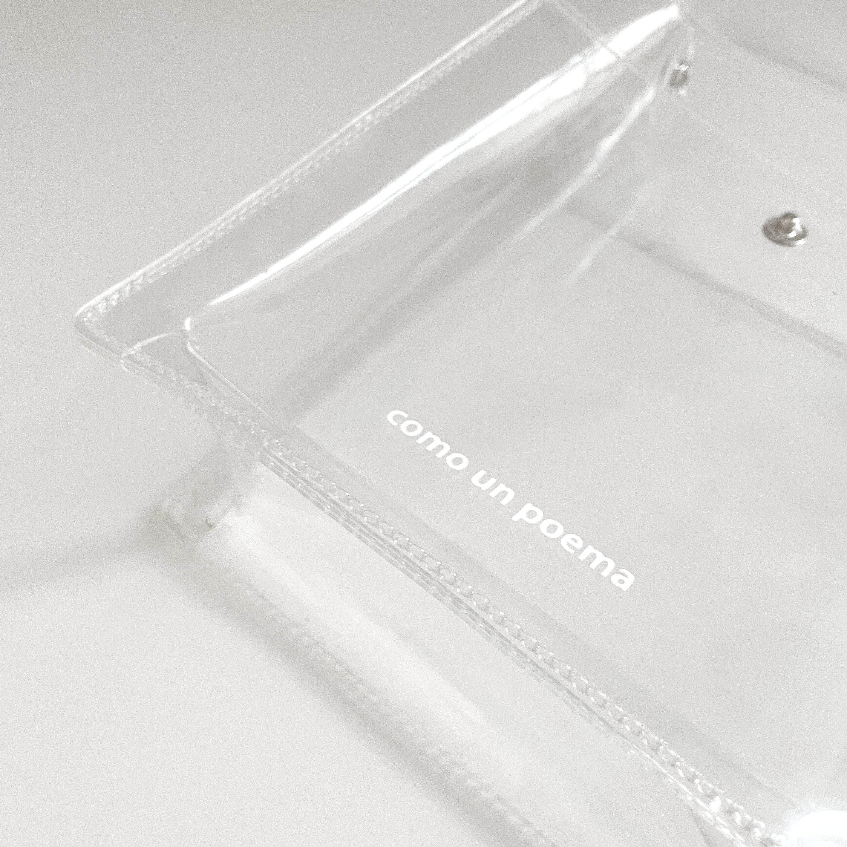 Clear pvc strap pouch_transparency