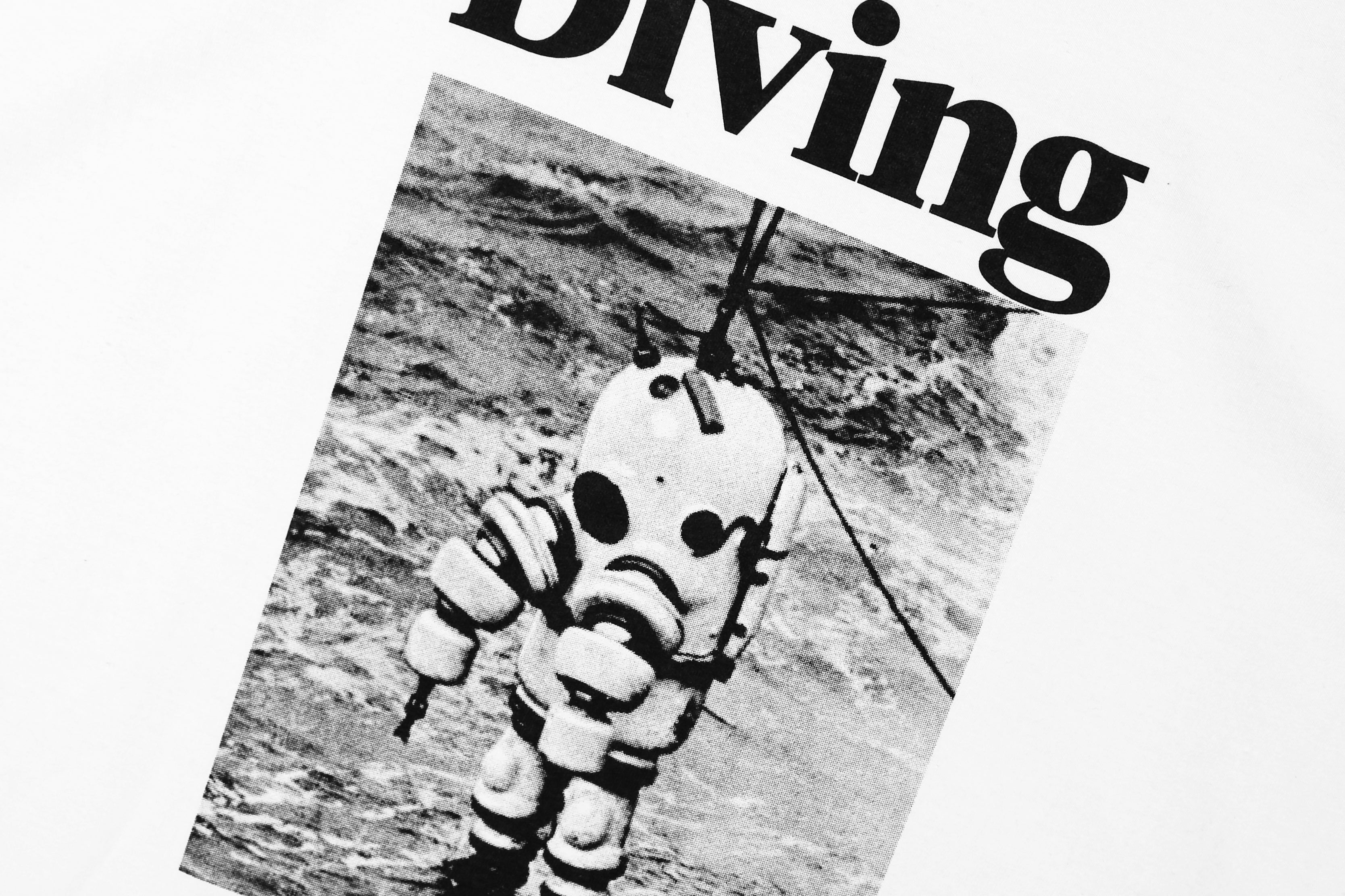 DIVING GRAPHIC T-SHIRTS WHITE