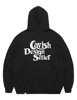 SELLER LOGO HOODIE BLACK(WHITE)(CV2BFUM400A)