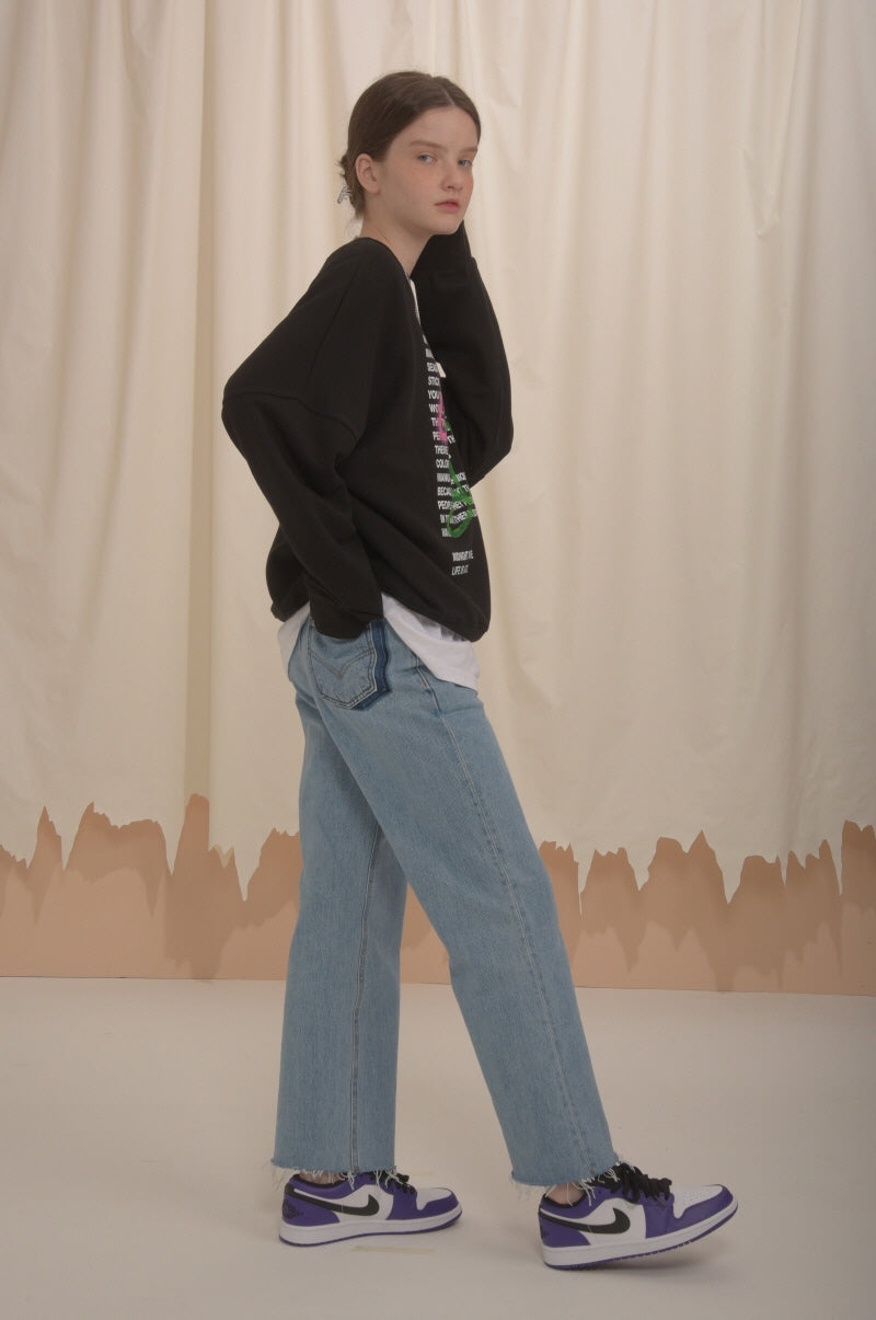 [unisex] color denim pants