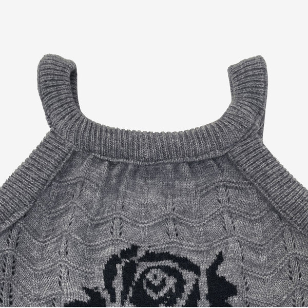 Marine Rose Knit Sleeveless