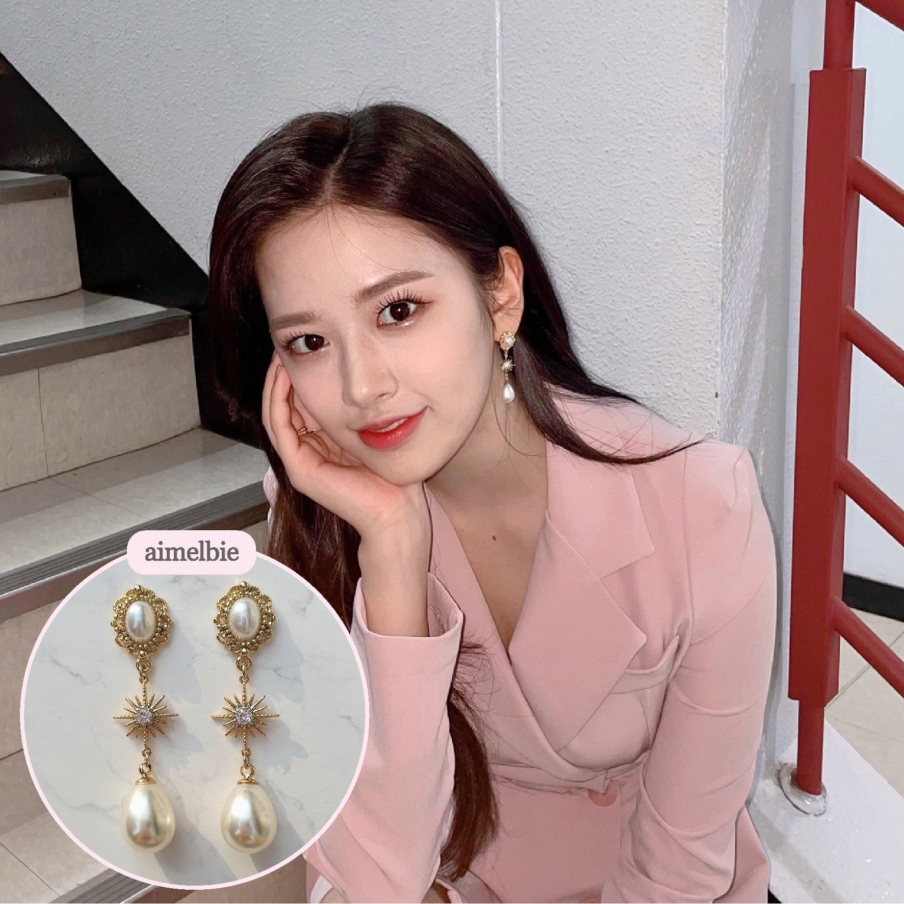  Minerva Piercing - Gold version (IVE Wonyoung, Yujin, Bravegirls Yujeong Piercing)