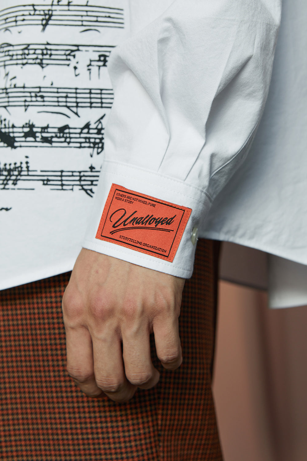 SHEET MUSIC SHIRT / WHITE