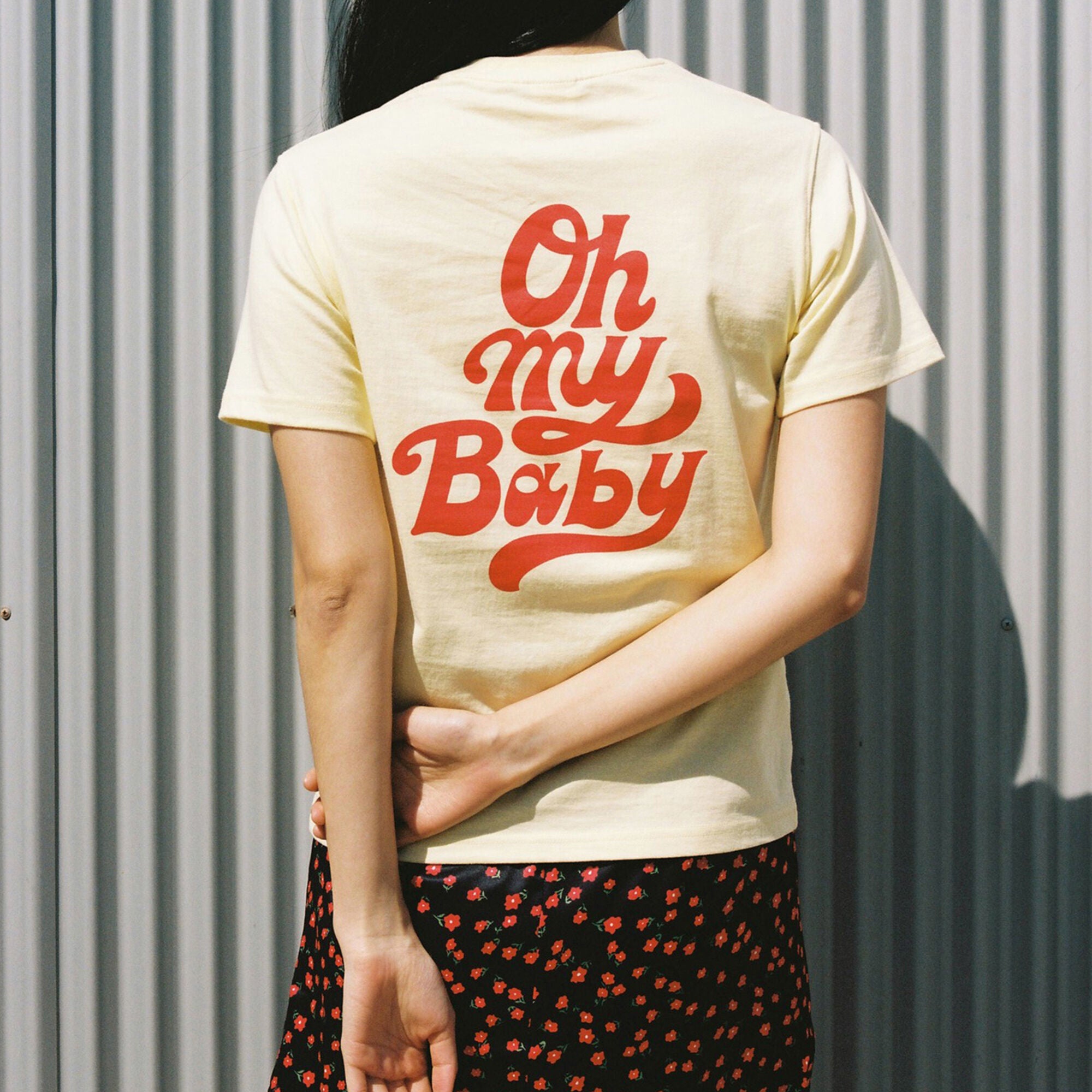 Oh my baby Logo Tee _ Lemon