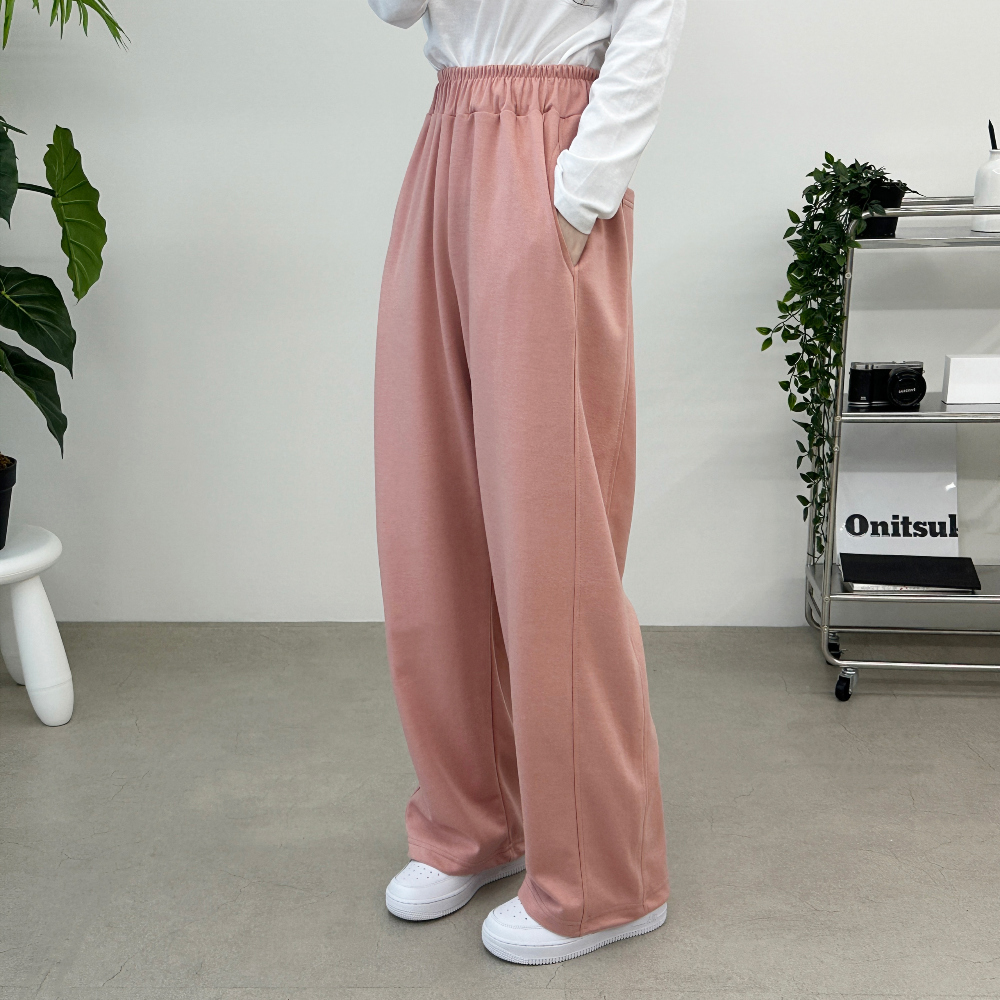 Loose Fit Wide Sweat Suit Pants