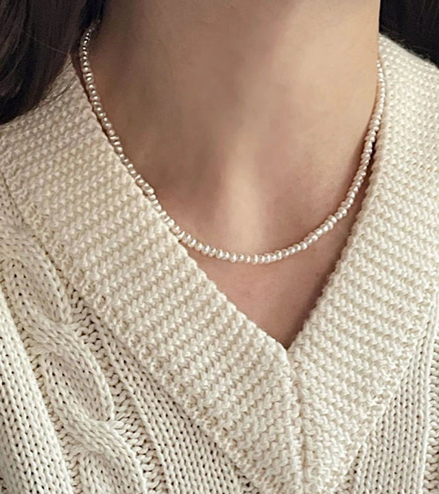 oar Classic Small Pearl Necklace