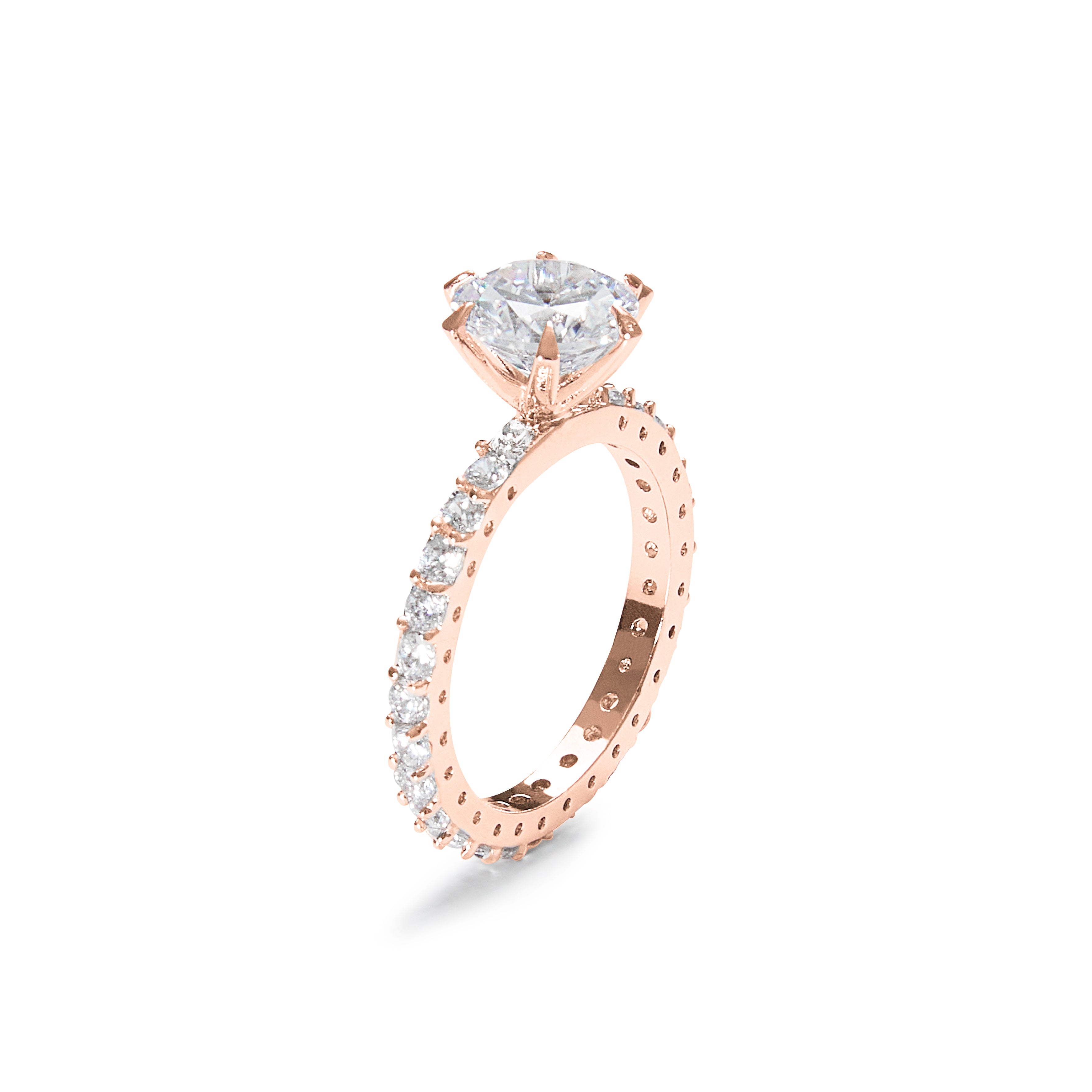 Feminine Solitaire Ring (rosegold)