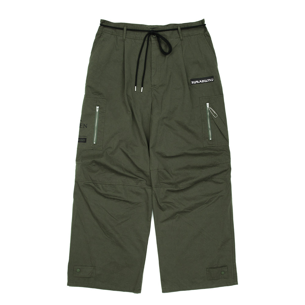 BBD Hidden Guts Logo Wide Cargo Pants (Khaki)