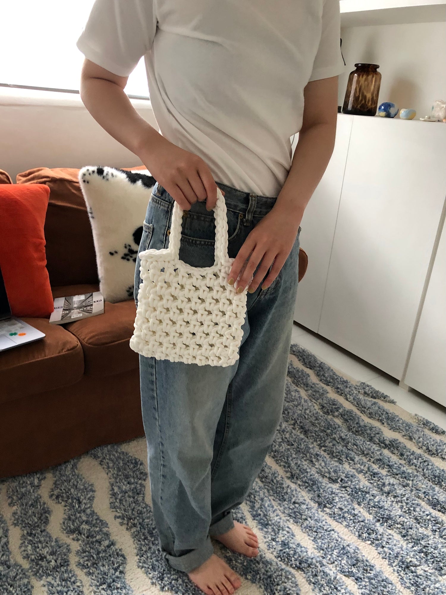 fruit net bag mini (white)