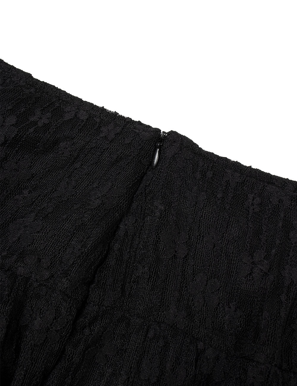 LACE FRILL SKIRT PANTS(BLACK)