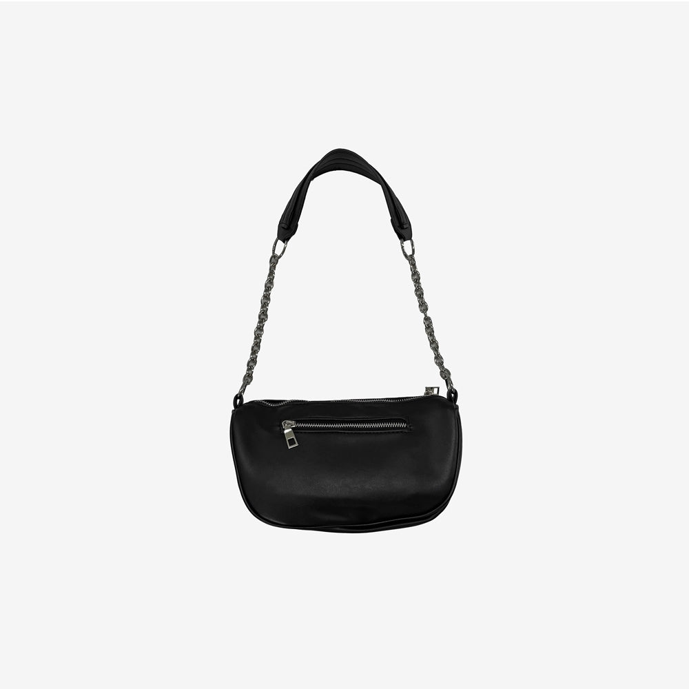 Milan chain leather shoulder bag