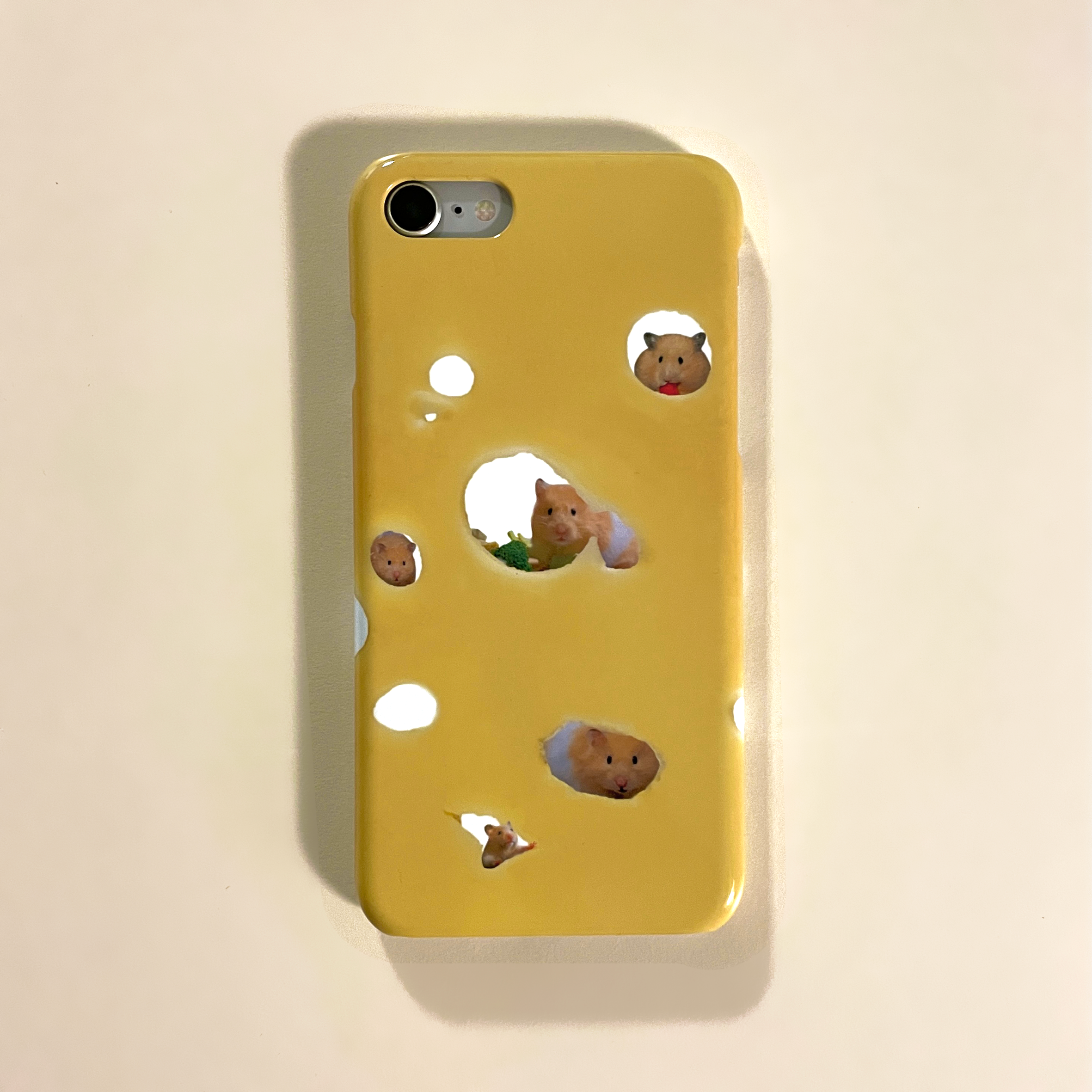 (glossy hard) Cheese Maze phone case
