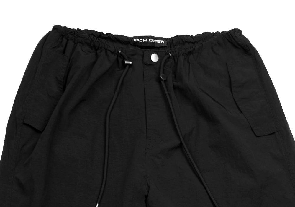 HIDDEN BUTTON PANTS_BLACK