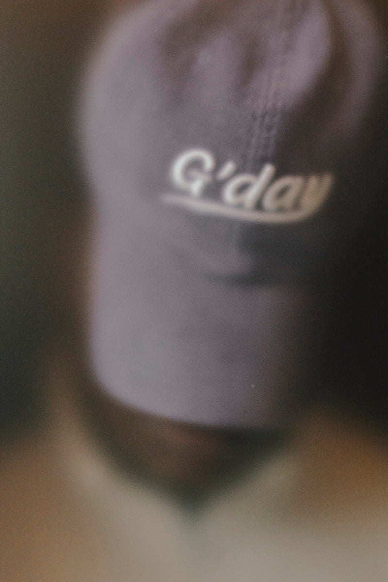 G'day coduroy ballcap(purple)