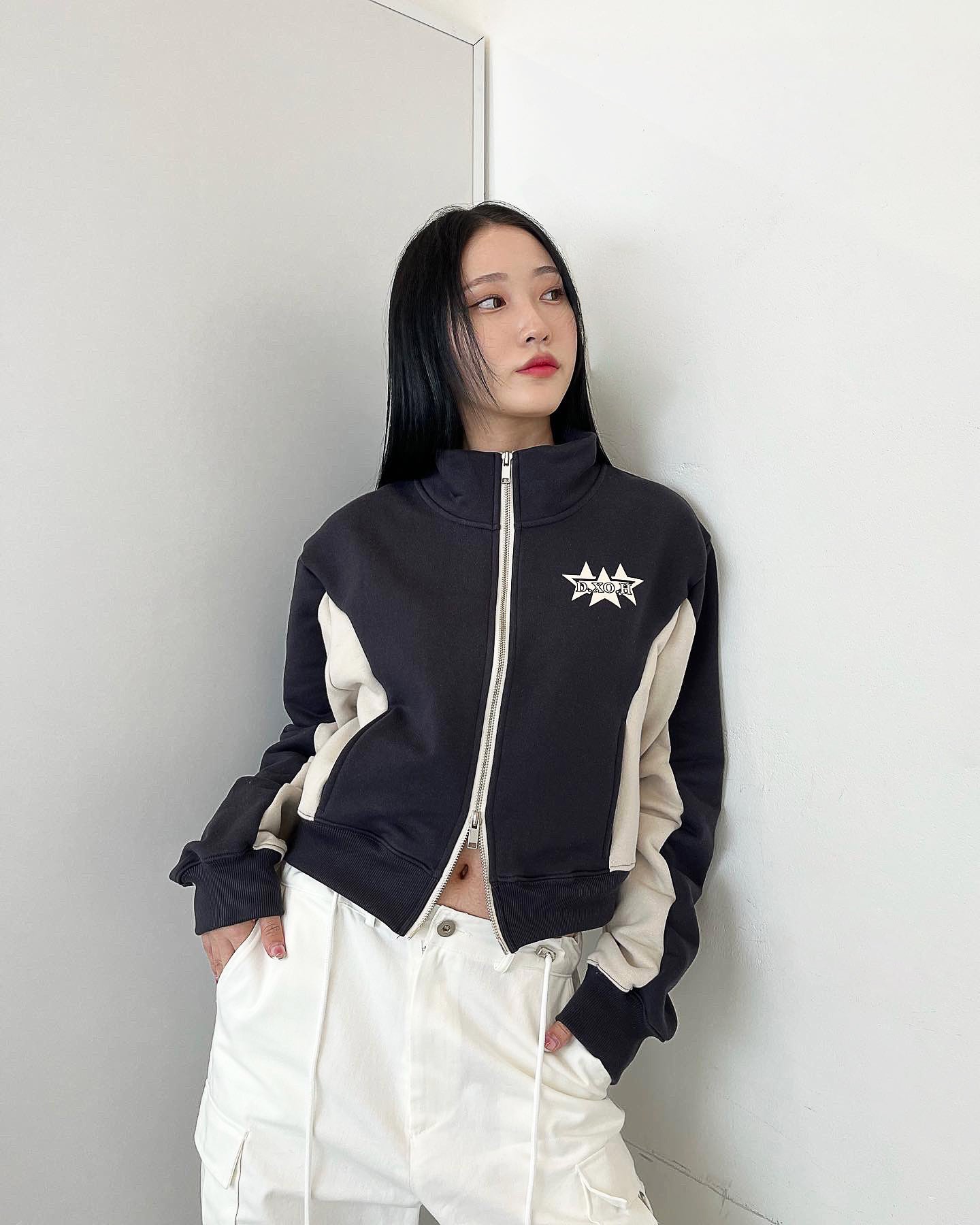 STAR LOGO TWO WAY ZIP-UP