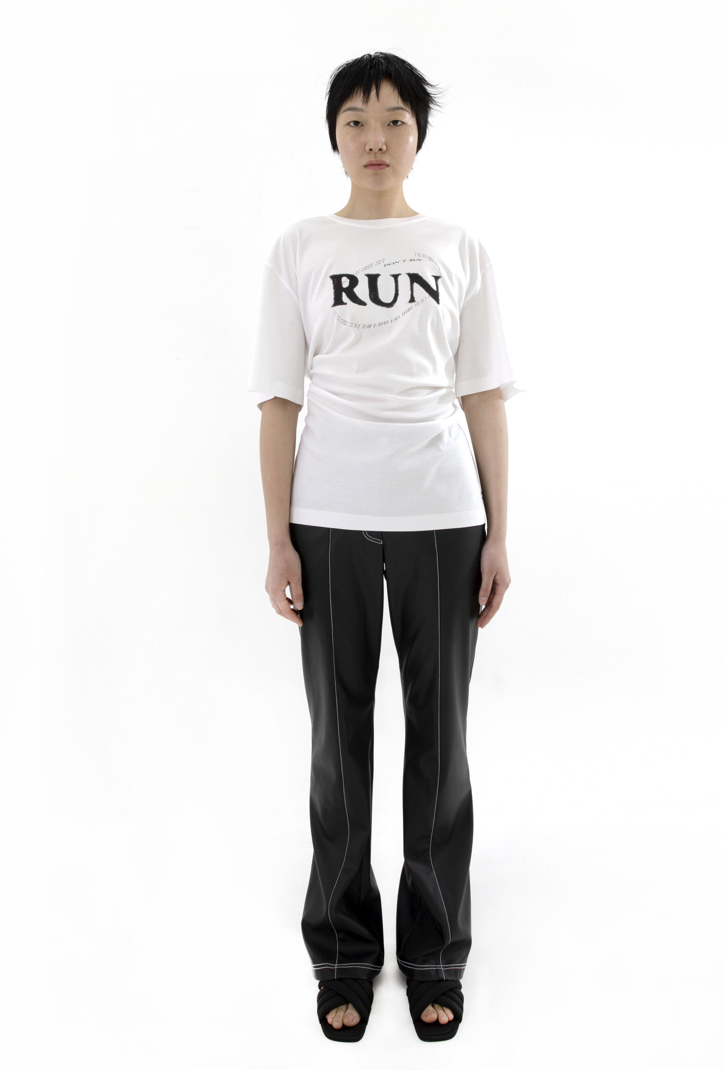 RUN TIE PIMA COTTON T-SHIRT