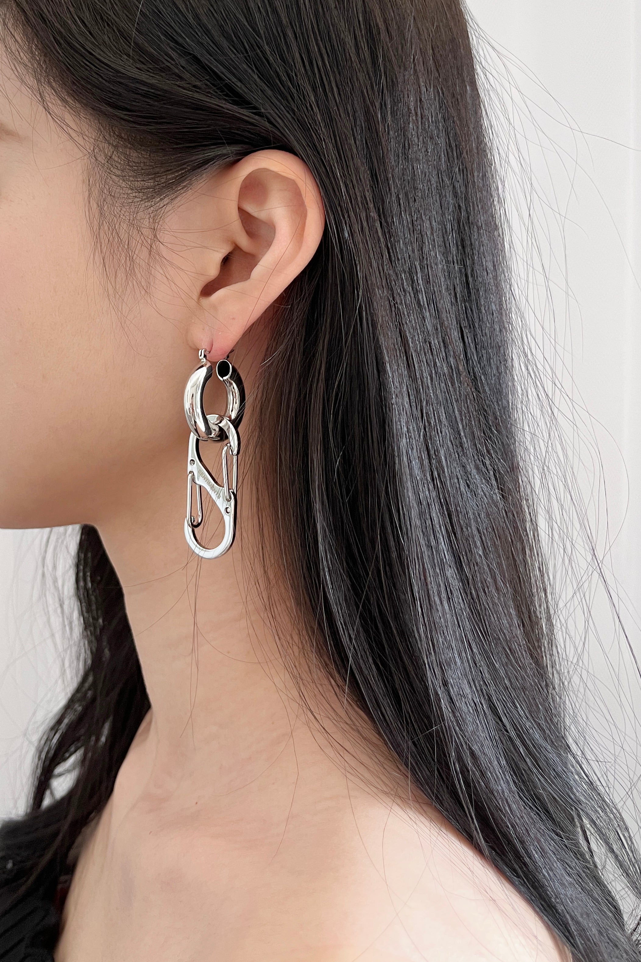 no.4 earring silver