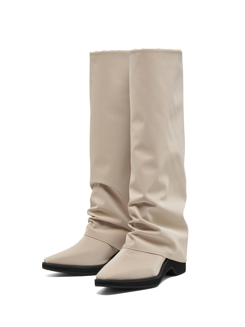 Hill Leg Warmer Long Boots ivory