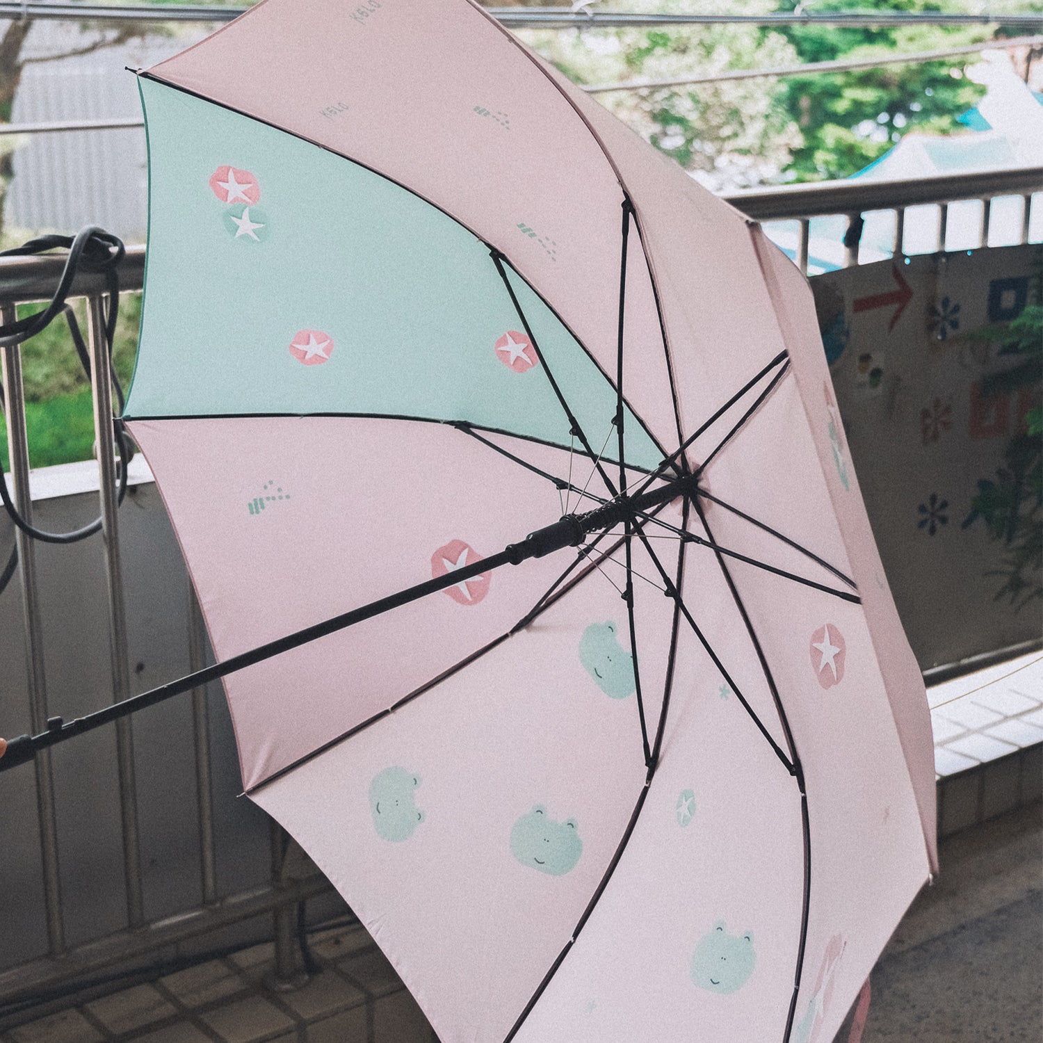 Kero and the morning glory umbrella