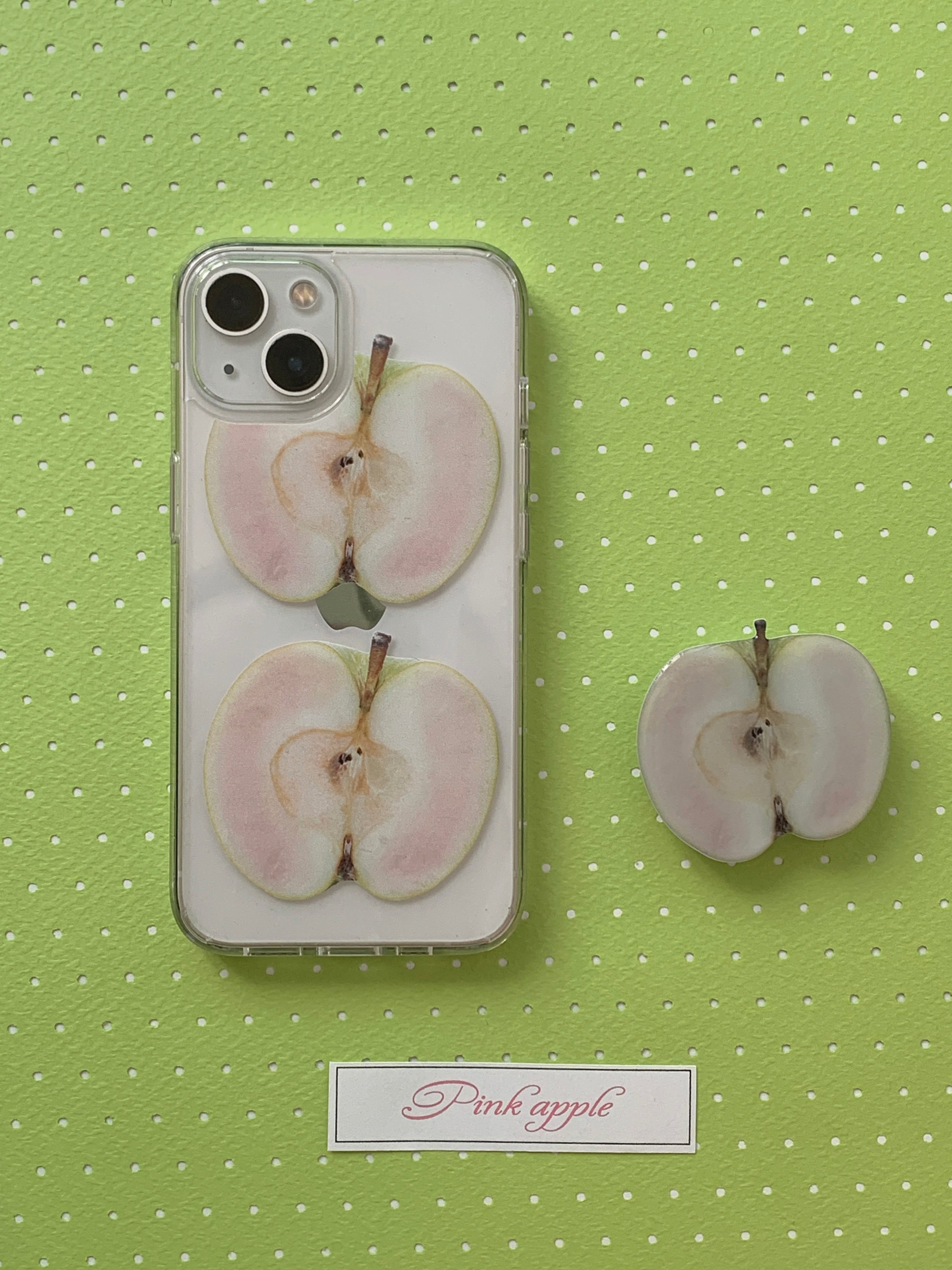 pink apple case - jelly hard
