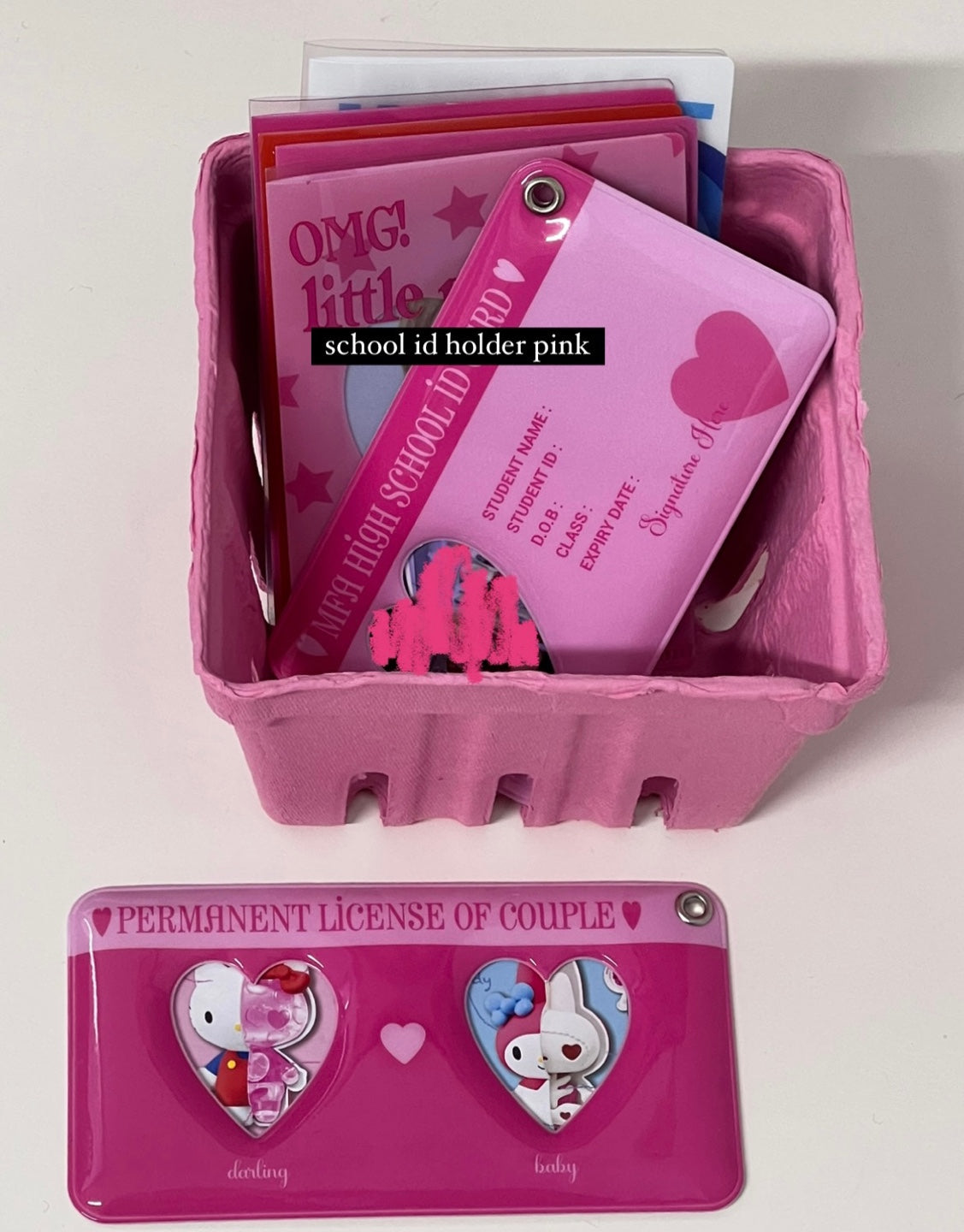 mafavarchive heart 1 pocket id holder