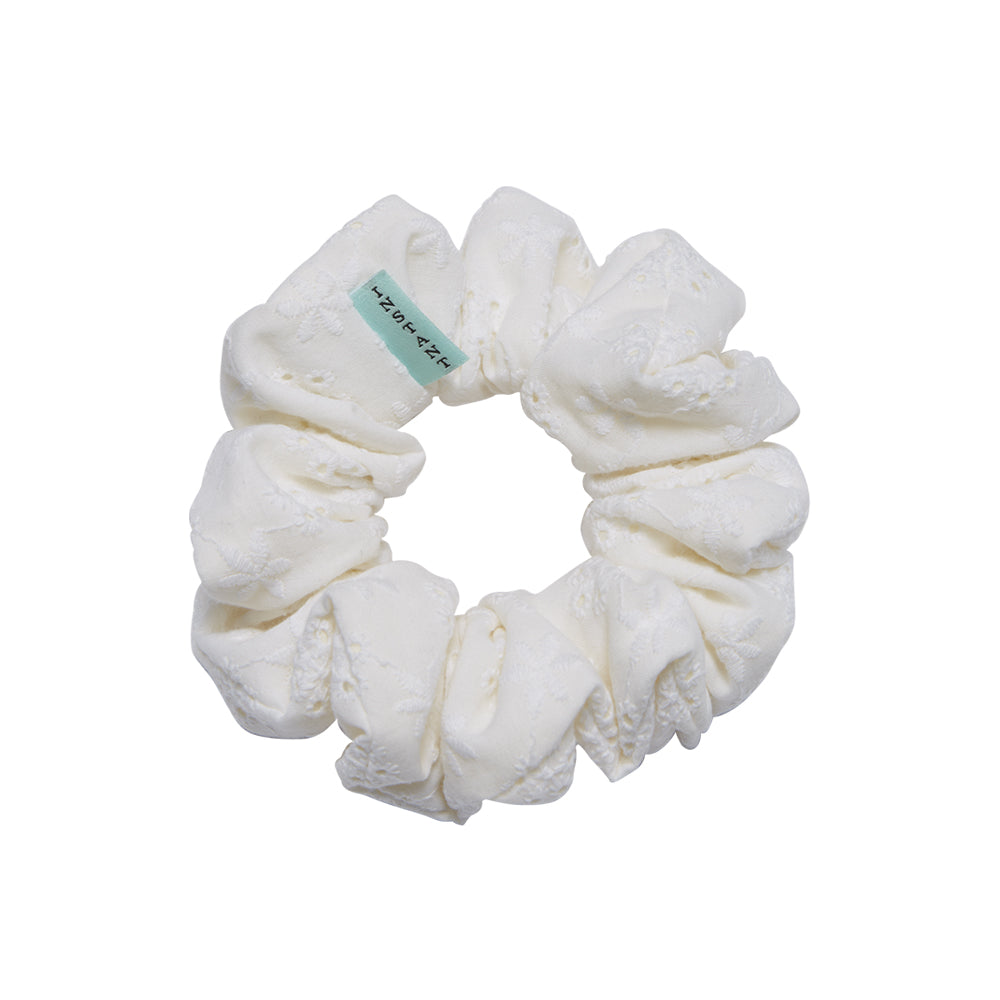 Lace hair scrunchie