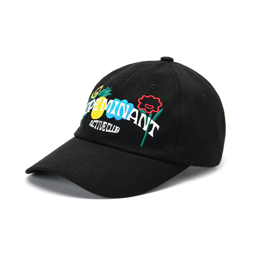 DOMINANT UNISEX FRUIT BALL CAP_BLACK