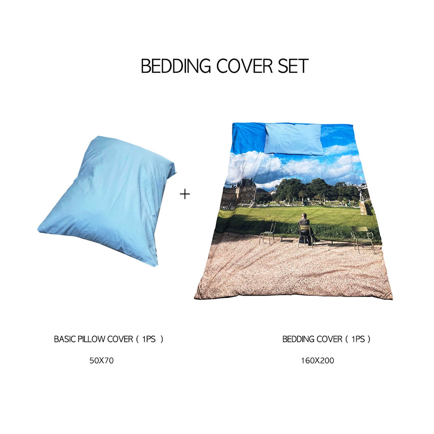 bedding cover set - Le jardin du Luxembourg