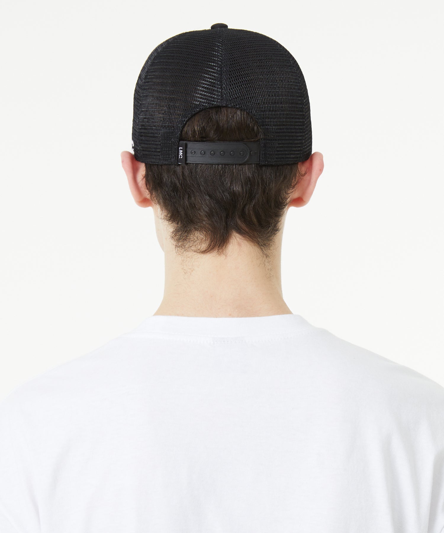 3D BEAR MESH CAP - BLACK