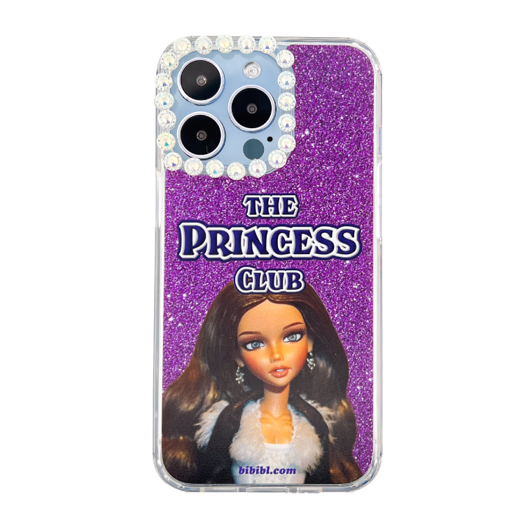 [transparent jelly hard] The Princess Club (Purple) Phone Case