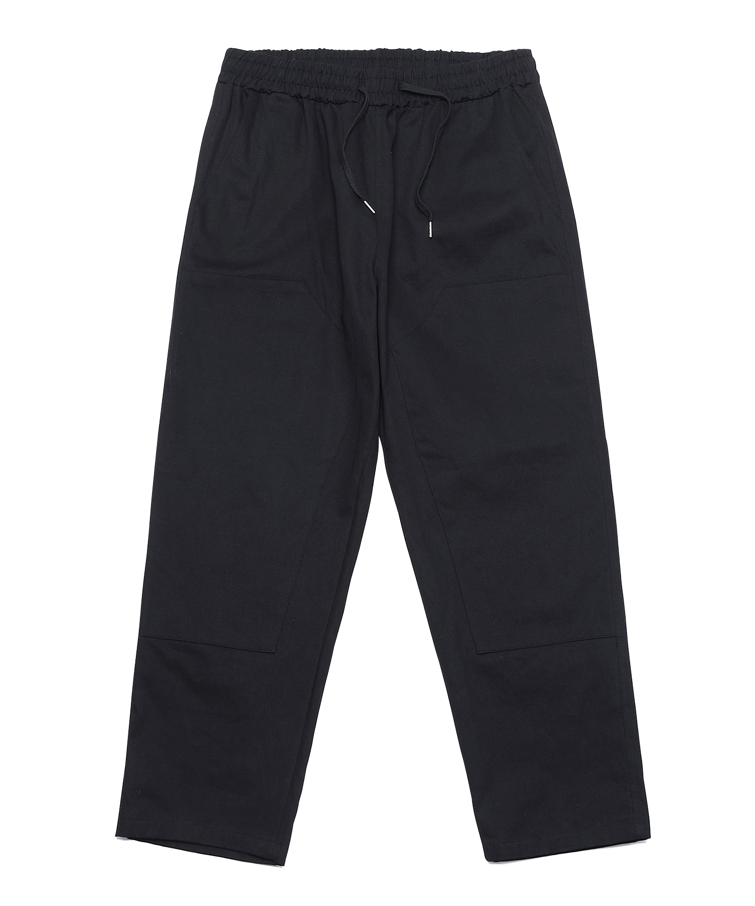 TAPERED FIT WORK PANTS - BLACK