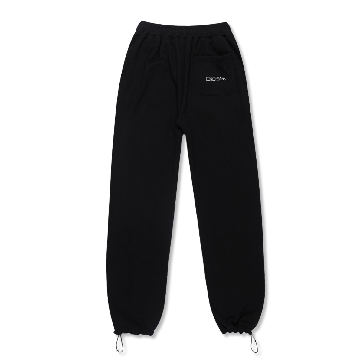 25P SENSE LOGO SWEAT PANTS_BLACK