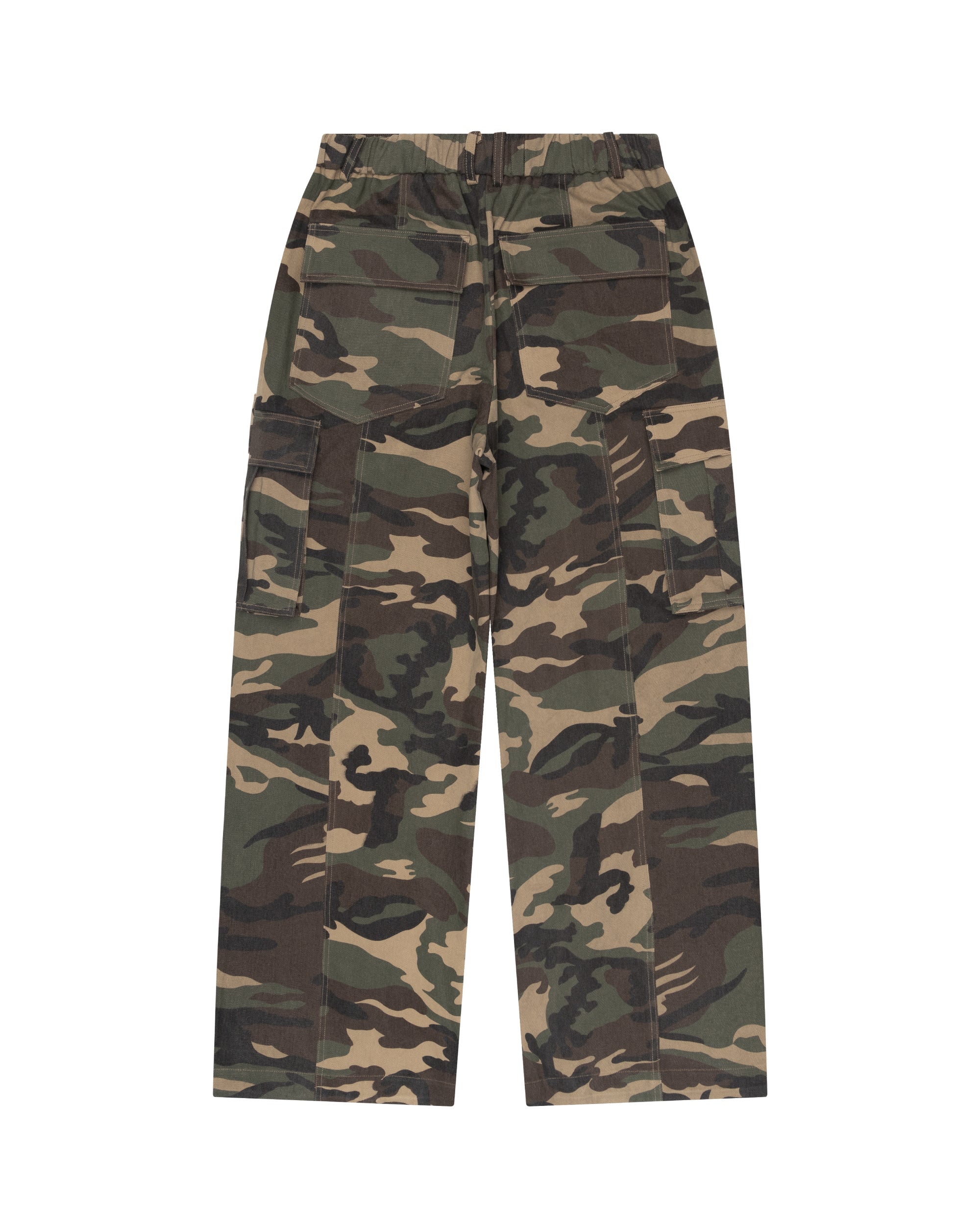 Camouflage Twill Cargo Pants (Desert Sand)