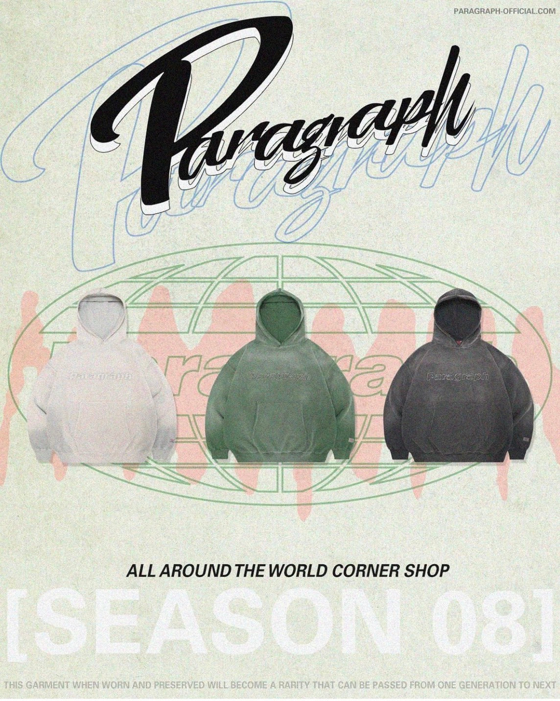 Paragraph vintage wash hoodie 送料込 - ONEWILL